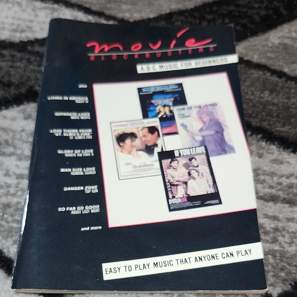 MOVIE BLOCKBUSTERS 1987 BEGINING PIANO SIGHT & SOUND 2ND EDITION 20- SOLOS